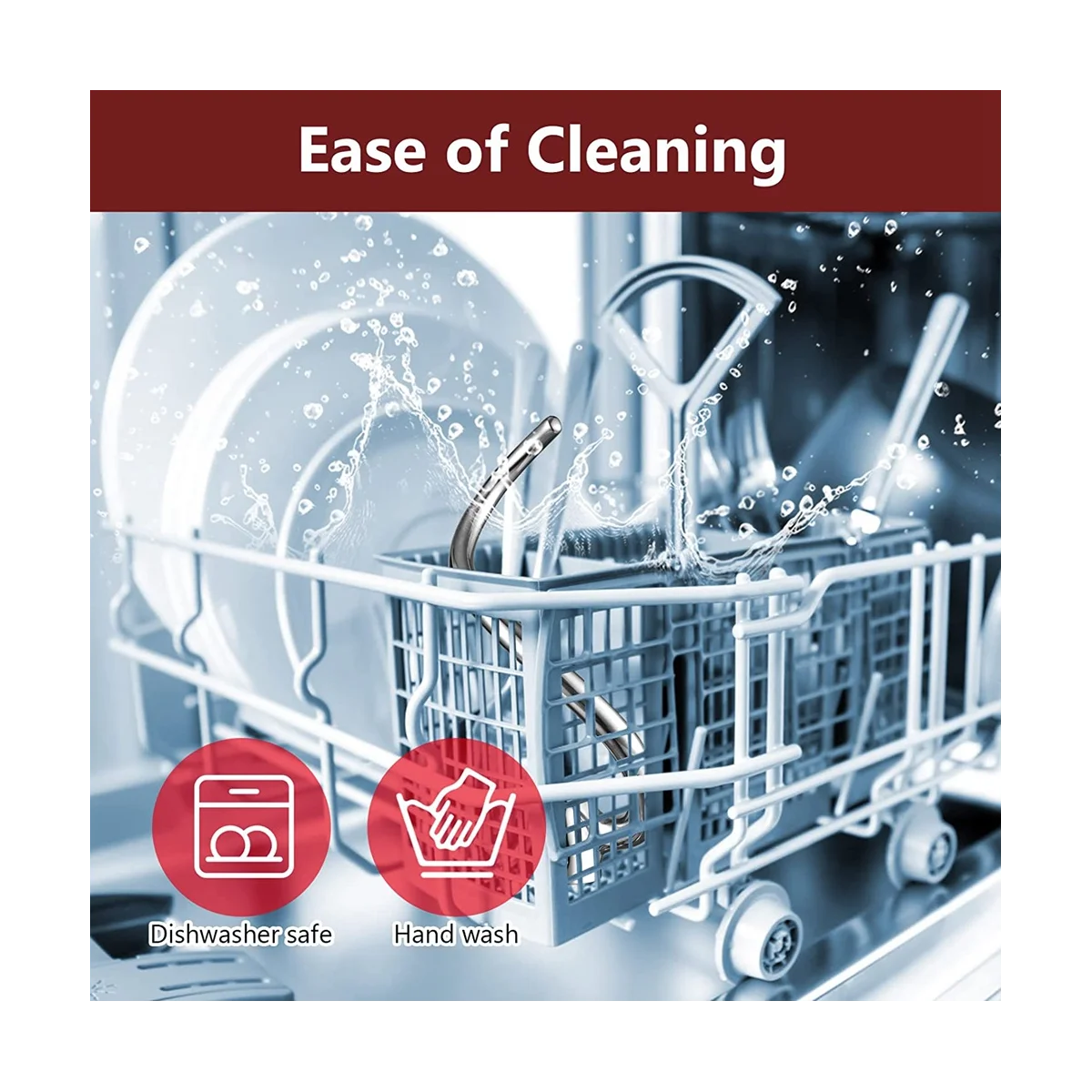 خطاف عجين A09G لرفع 5QT وخلاط حامل 6QT، مرفق عجين الخلاط، آمن للاستخدام في غسالة الأطباق