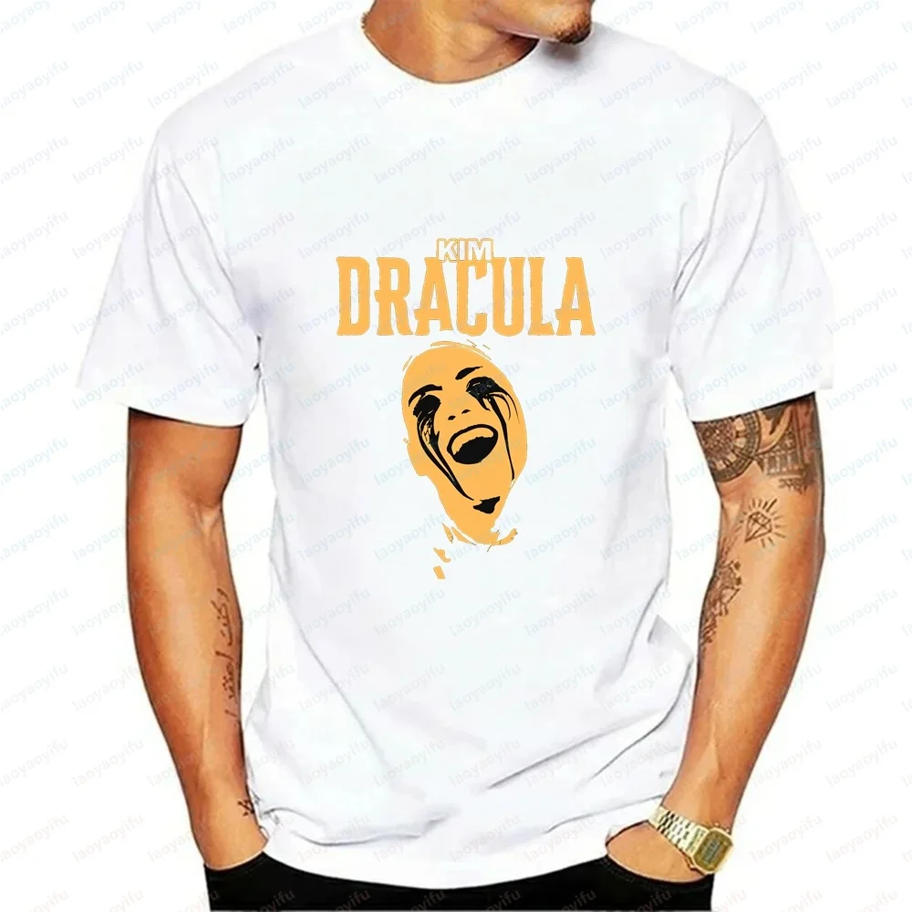Kim Dracula - Summer Casual Trend-wearing Versatile Short-sleeved T-shirt Suitable for Both Men and Women with A Round Neckline