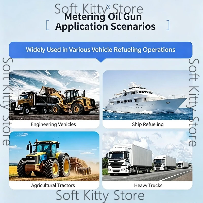 Digital LCD Oil Meter Nozzle, Fuel Lubricant Dispensing Nozzle with Meter for Engine Oil, Lubricant and Fluid Filling