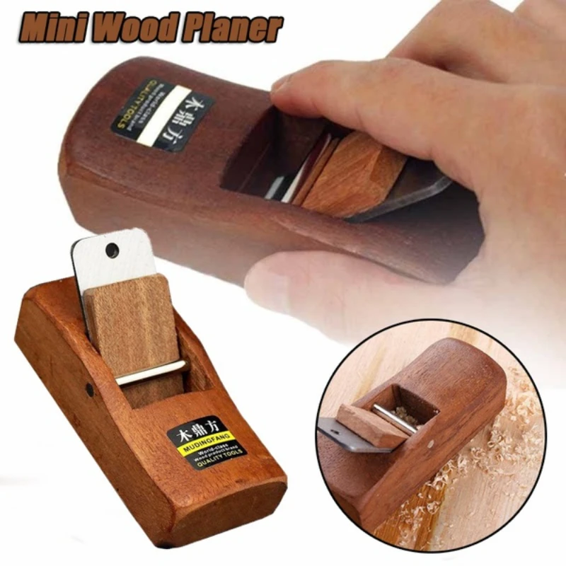 Strugarka do drewna Mini narzędzie ręczne Płaska płaszczyzna Dolna krawędź Stolarz Prezent Woodcraft Elektryczne plany drewna Narzędzia do majsterkowania do skrzynki stolarskiej