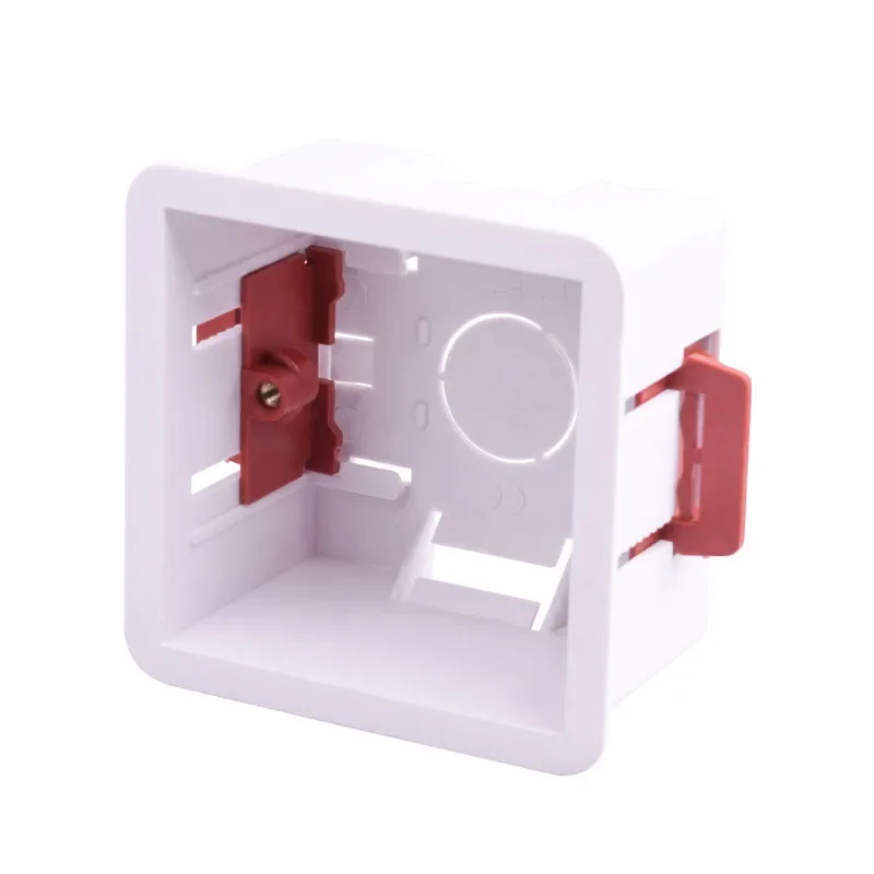 86 Type Wall Switch Socket Junction Box For Gypsum Board Concealed Box Trunking 46mm Wire Plastic Cases