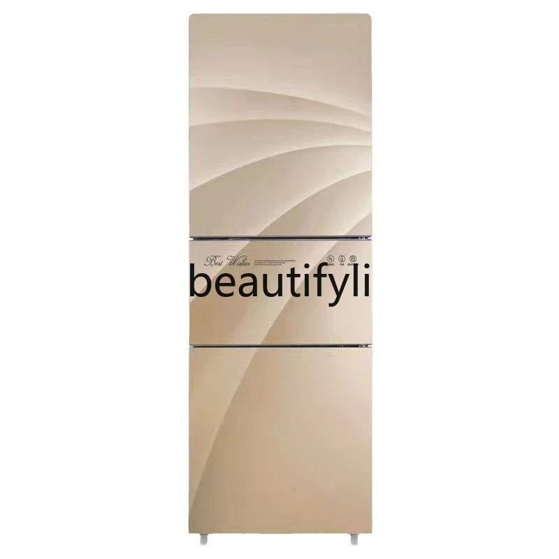 

Mini Fridge Household Small Dormitory Rental Room Mini Double Door Three Door