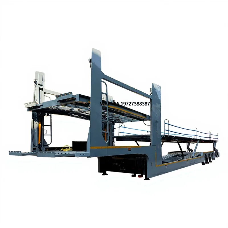 3 Axle Car Carrier Transport Container Transportation  Multifunctional Transportation Car Carrier Semi Trailers