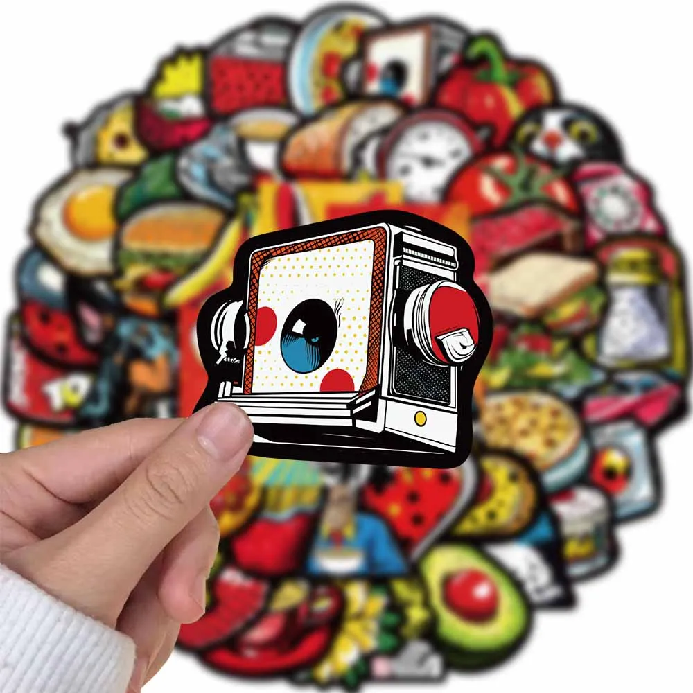 50PCS American Vintage Cat Sticker Notebook Decorative Aesthetic Creative Waterproof Books Scrapbooking Laptop Phone Car Suitcas