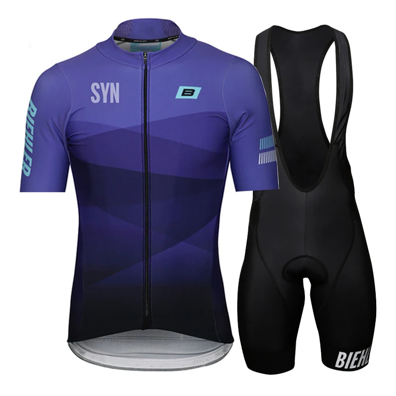 New SYN BIEHLER Pro Cycling Clothing for Men, Road Bike Wear, Racing Clothes, Quick Dry, Bicycle Jersey Set, New, 2025