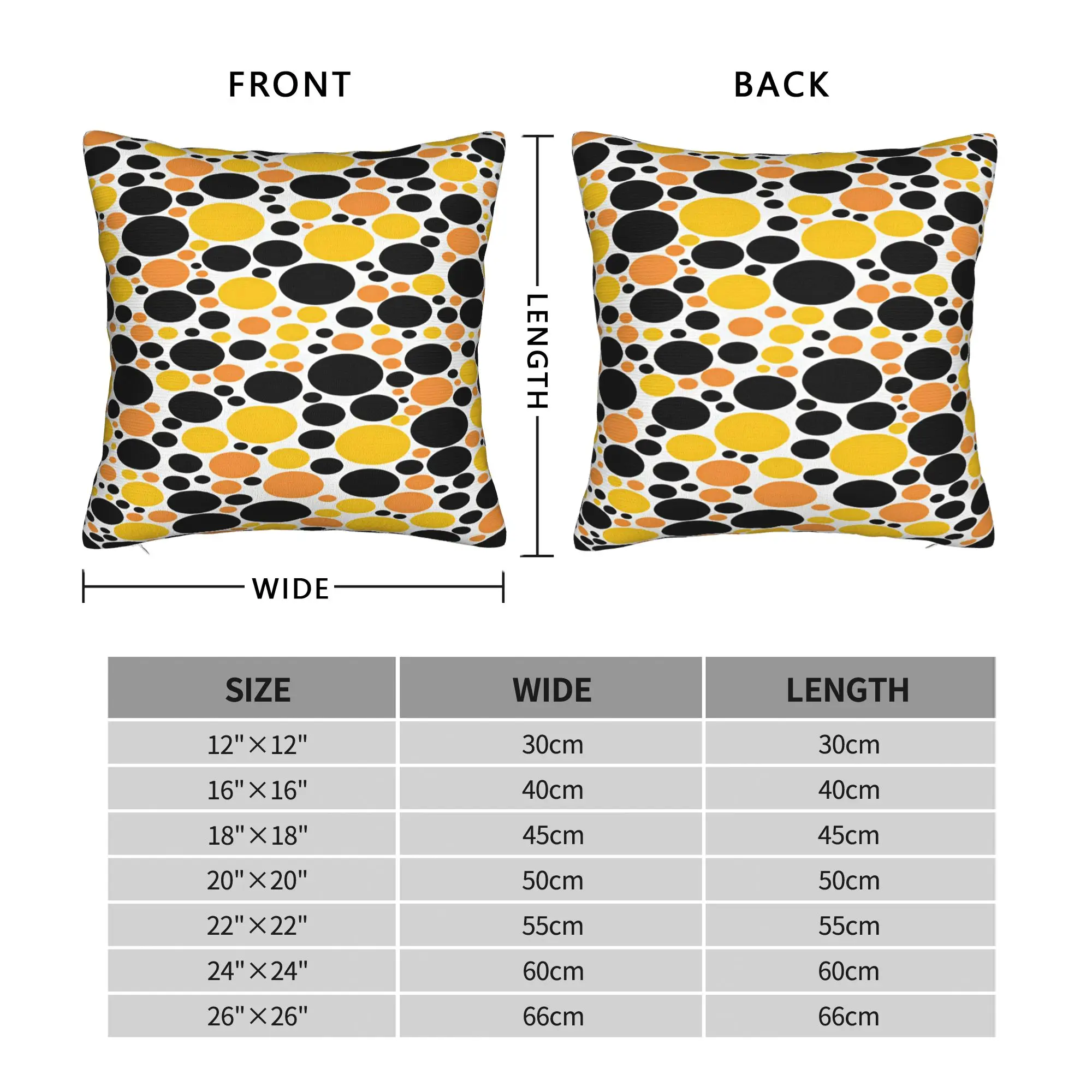 Retro Multicolor Dots Burst Pillow Case  Graphic Pillow Cover Morden Pillowcases For Office Car Home Decor