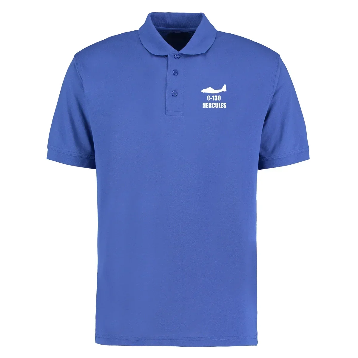 C130 Hercules Aviation Pilots Cotton Men Polo Shirts Men Clothing Tops Tees Casual T-Shirts