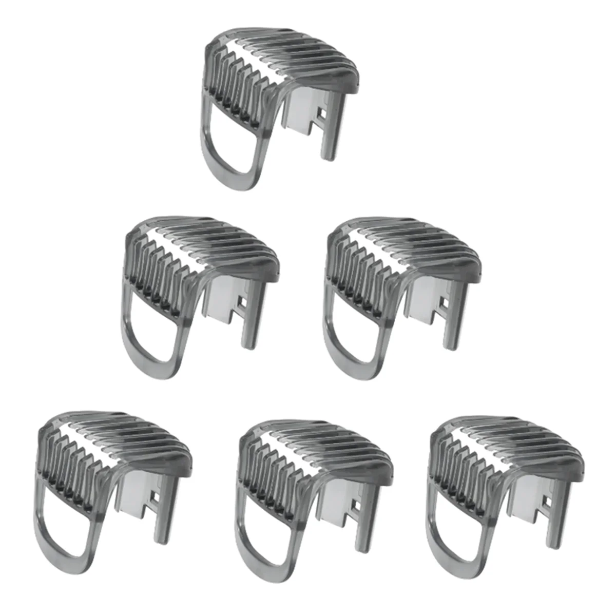 Peigne à barbe pour rasoir, 6 pièces, QT3300, QT3310, QT4000, QT4005, QT4007, QT4008, QT4012, QT4013, QT4014, QT4015, XA4003