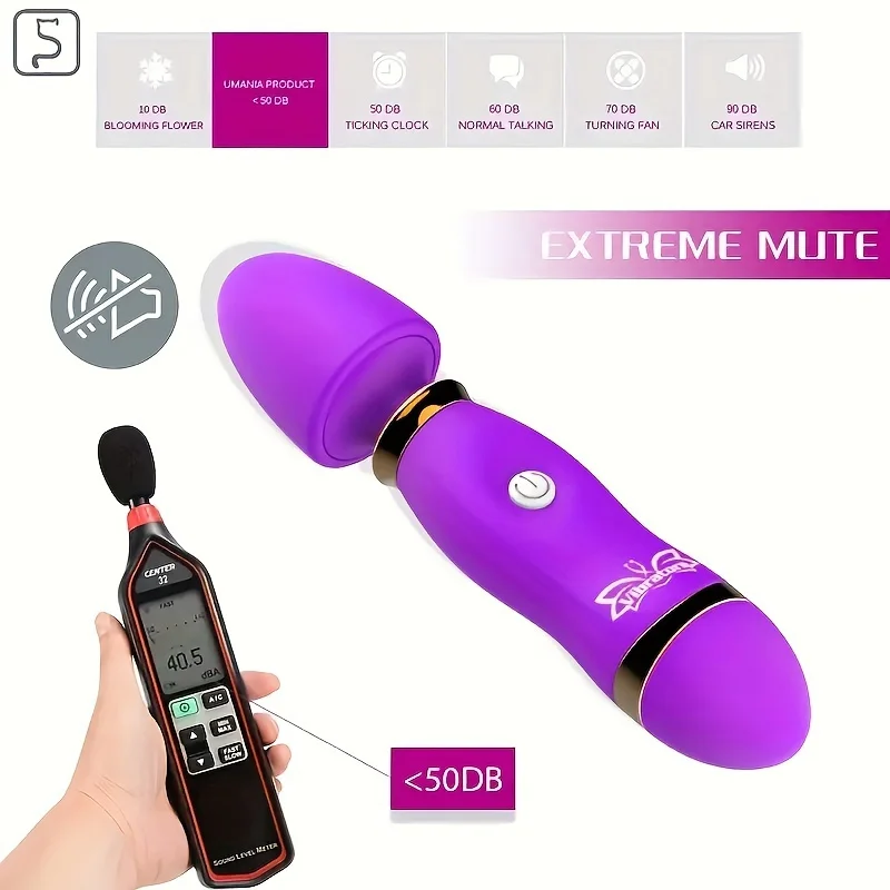 Adult Supplies Sex Toy 12-speed Mini Av Stick Vibrator g-spot Massage Vibrator For Ultimate Vaginal & Clitoral Stimulation