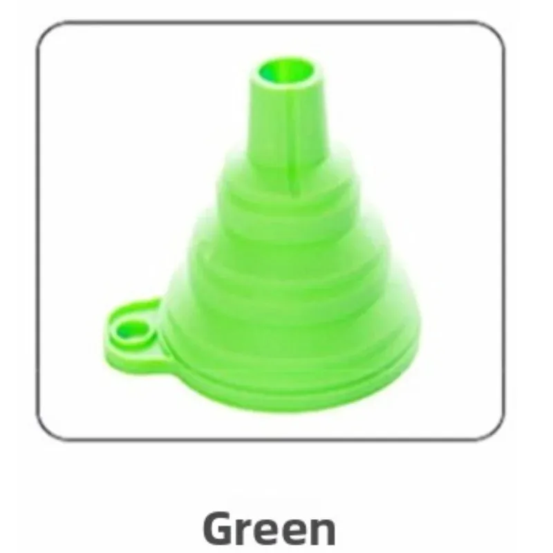 High Quality Mini Silicone Folding Funnel for Kitchen Tools