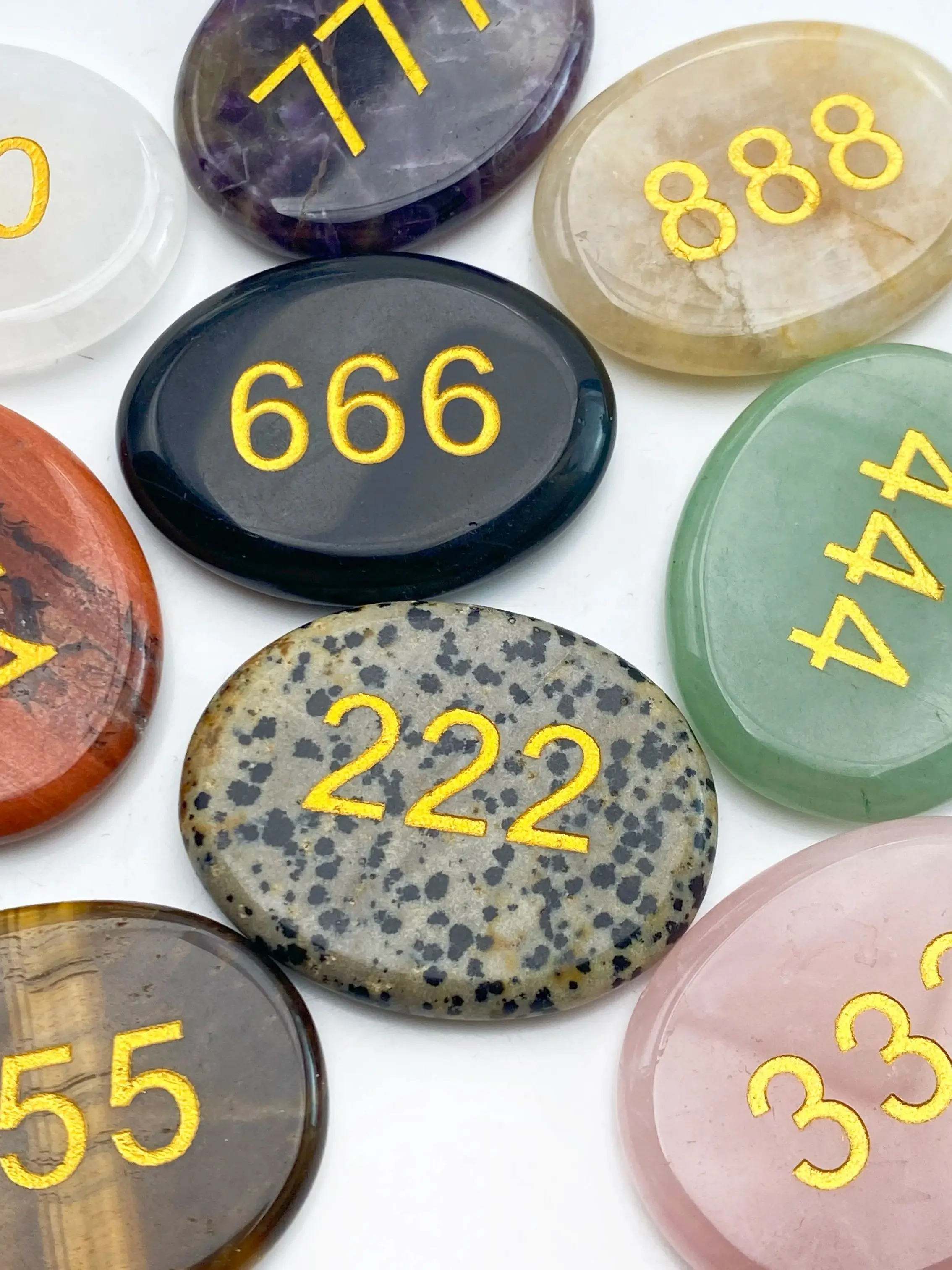 قطعة واحدة من شكل بطاقة رقم المواد المختلطة، مجموعات الحجر، هدايا ممتازة، هدية للعائلة والأصدقاء، ديكور المنزل، ديكور ذاتي الصنع