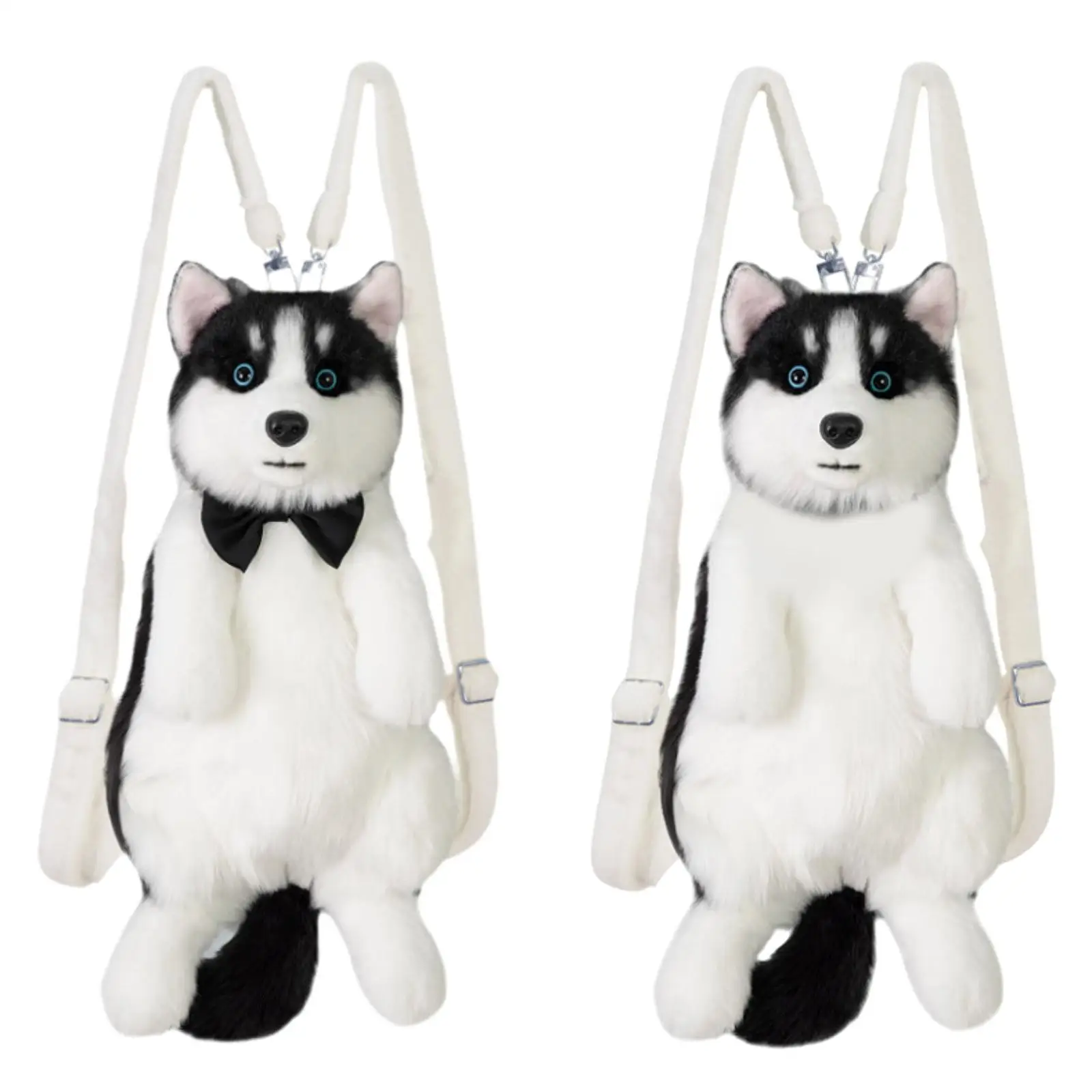 Dog Shaped Backpack Adorable Soft Stylish Daypack for Child Girls Pet Lovers