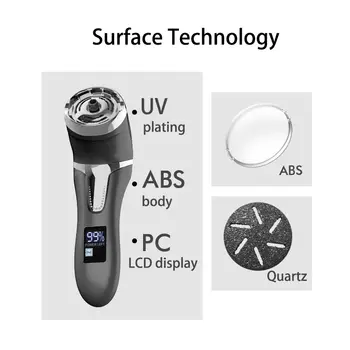Elektrické nástroje pro pedikúru Péče o nohy Pilník na paty Odstraňování tvrdých, popraskaných, odumřelých mozolů Odstraňovač nohou Pilníky na nohy Čisticí stroj na péči 10 nejlepší prodej elektrická bruska na nohy - №4