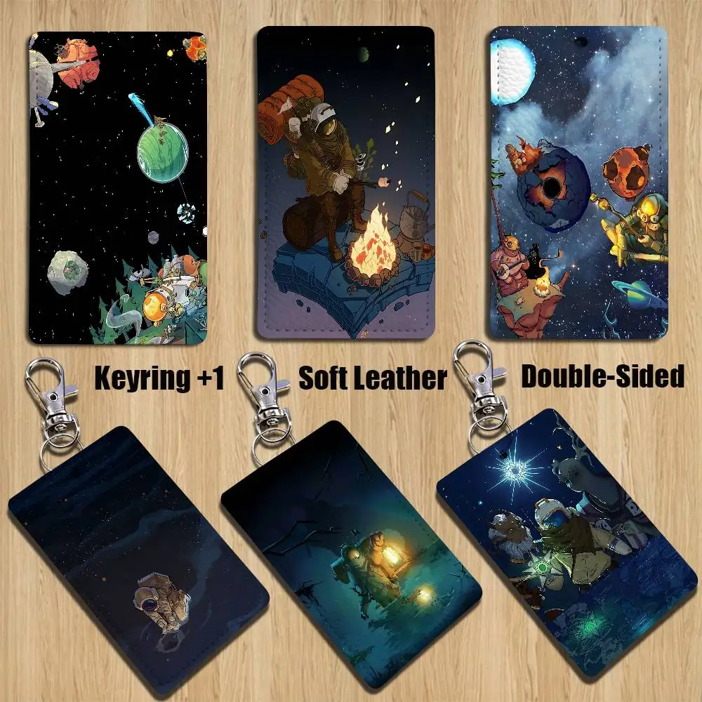 

Game Outer Wilds stimulating Holder For Bank Business Work Card Holder Student Card Case Bus Card Keychain