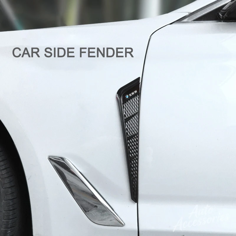 

Car Side Fender Vents Cover Fender Side Wing Sticker For BMW E90 E60 E46 E93 F20 F21 F30 F31 F32 F33 F34 F15 F10 F01 Accessories