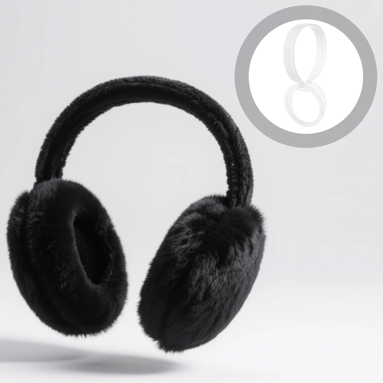 

4 Pcs Earmuff Holder Warm Frame White Plastic Earphone St Foldable Detachable Storage Compatible 8 5Cm Ear Protector Accessories