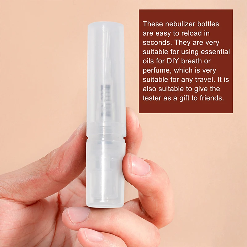 Горячие Мини прозрачный 2 мл пластиковый флакон с распылителем спрей Духи Пустой Флакон образца подходит для путешествий вечевечерние 60 шт