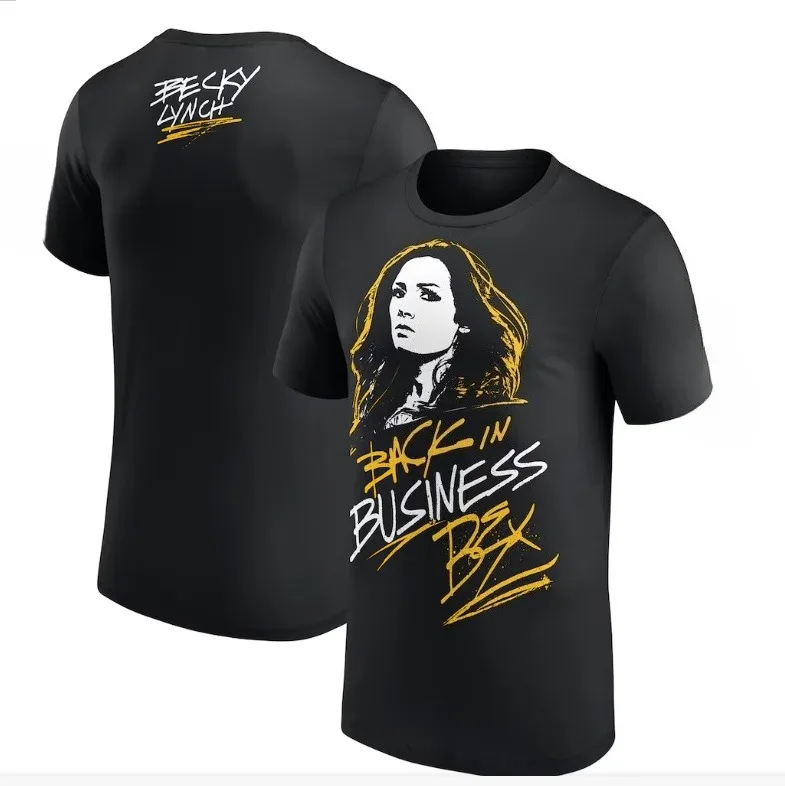 Becky Lynch Merch Tee Unisex T-shirt Men Short Sleeve Tee Tops Clothes Causal Female Y2K Tops