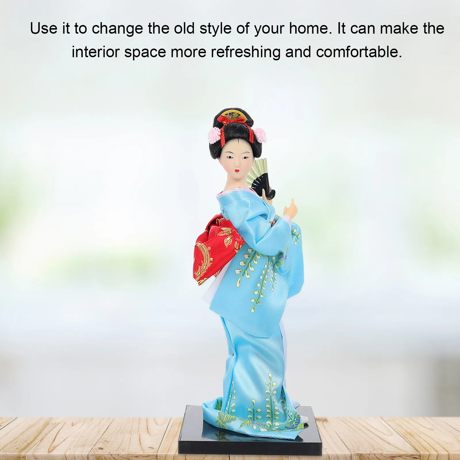 

1Pcs Lightweight Japanese Style Geisha Ornament Home Decoration Bedroom Desktop Adornment Art Craft Humanoid Ornament