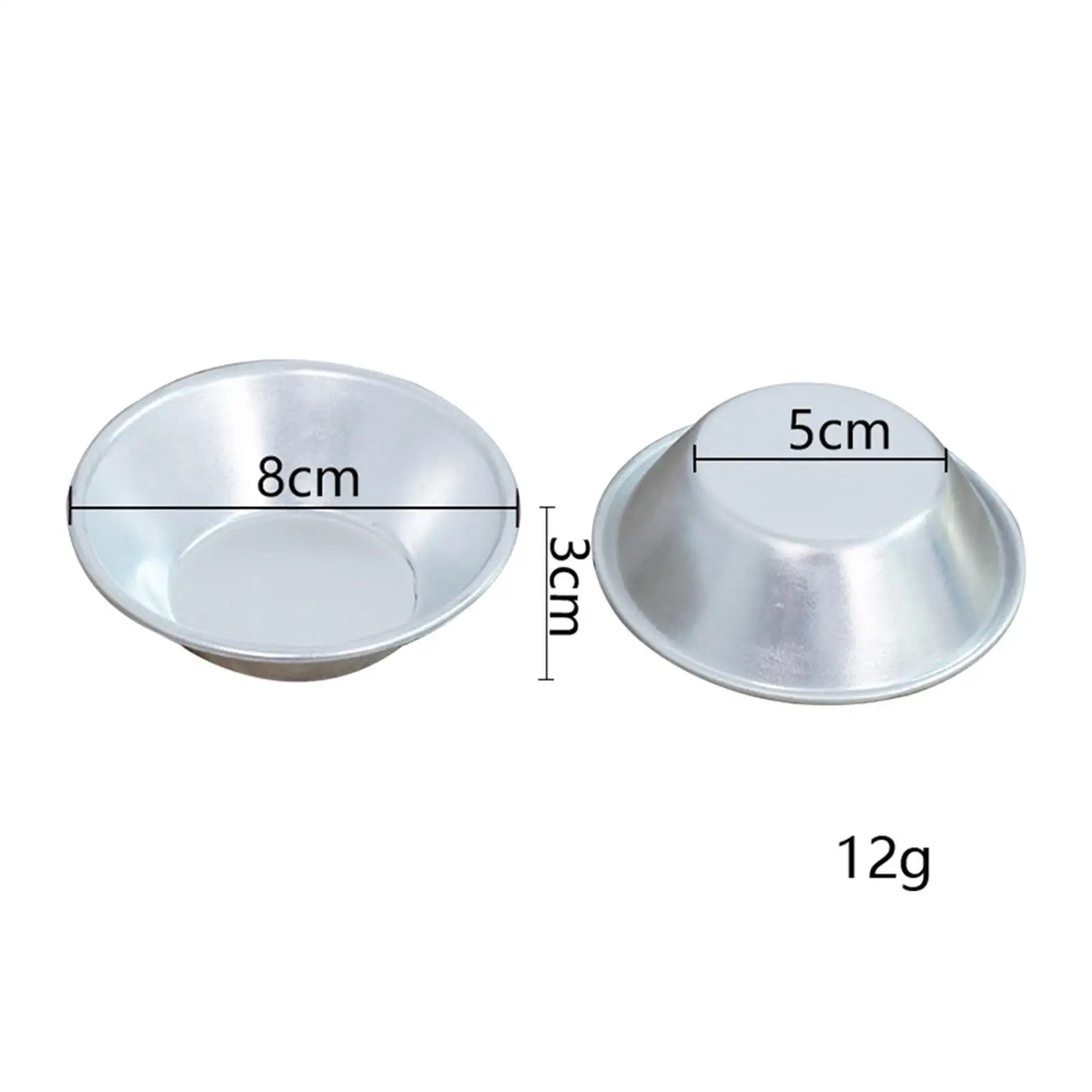 10 Pieces Egg Tart Mold Mousse Mold Dessert Mold for Pastry Wedding Dessert