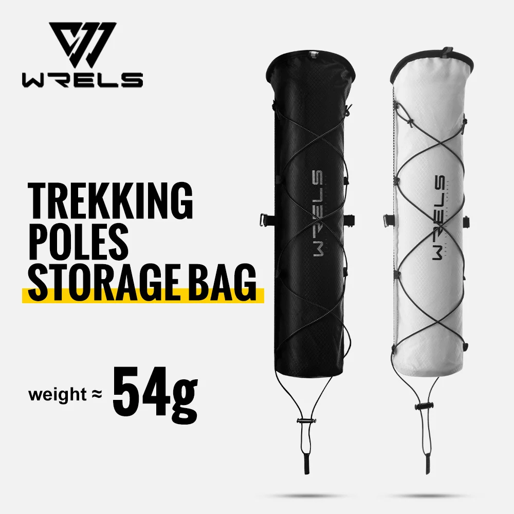 

WRELS Lightweight Hiking Pole Storage Bag Outdoor Hiking Cane Storage Bag Off-road External Design Trekking Pole Quiver Bag