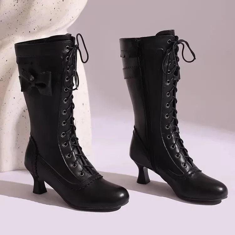 Fate Honkai: Star Rail Saber Cosplay Shoes Artoria Pendragon Cosplay Shoes PU Leather Boots Halloween Cosplay Prop view 2