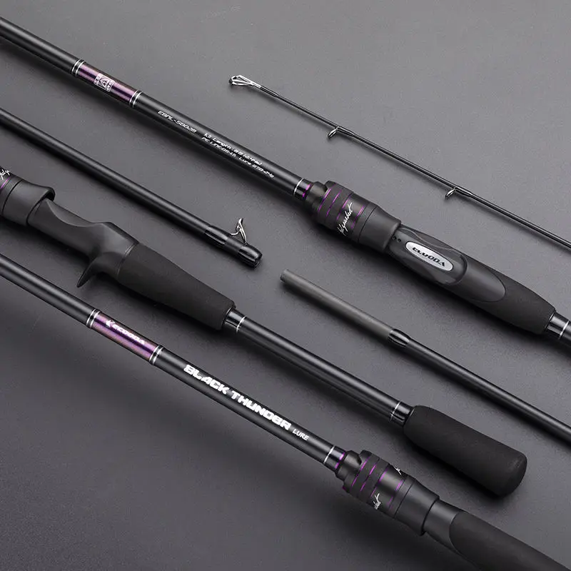 Ebnl New Lure Rod Sea and Freshwater Fishing Rod Spinning and Casting Rod 1.98m/2.08m/2.29m/2.43m