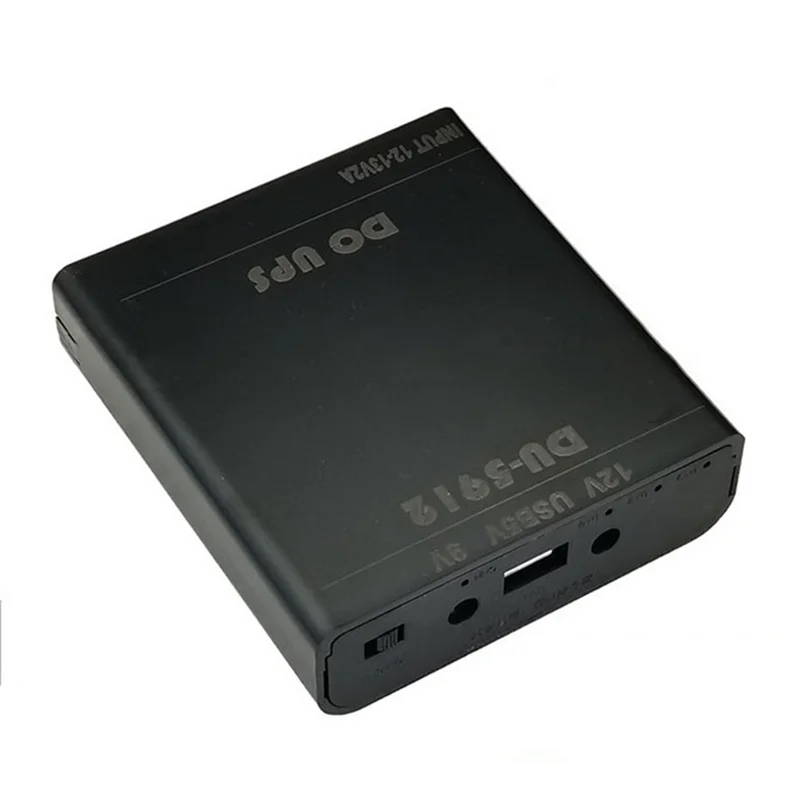 A36T-5V 9V 12V Output DIY 18650 Battery UPS Power Supply Box For Car DVR Wireless Router Modem Mobile Phone And More