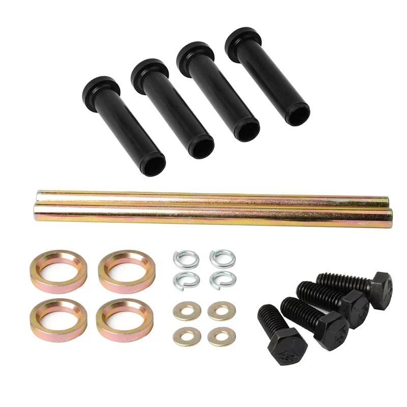 7501093 5020681 Two Front Lower A-Arm Bushing & Shaft Kit For Polaris Scrambler 500 1997-2012 2X4 4X4