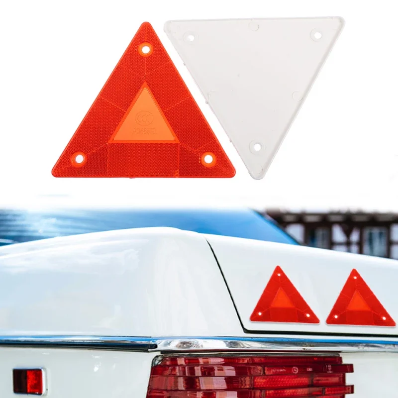 

2/4/6PCS Car Triple Folding Stop Sign Reflector Car Emergency Trouble Warning Triangle Sign Reflector Sticker Auto Accessories