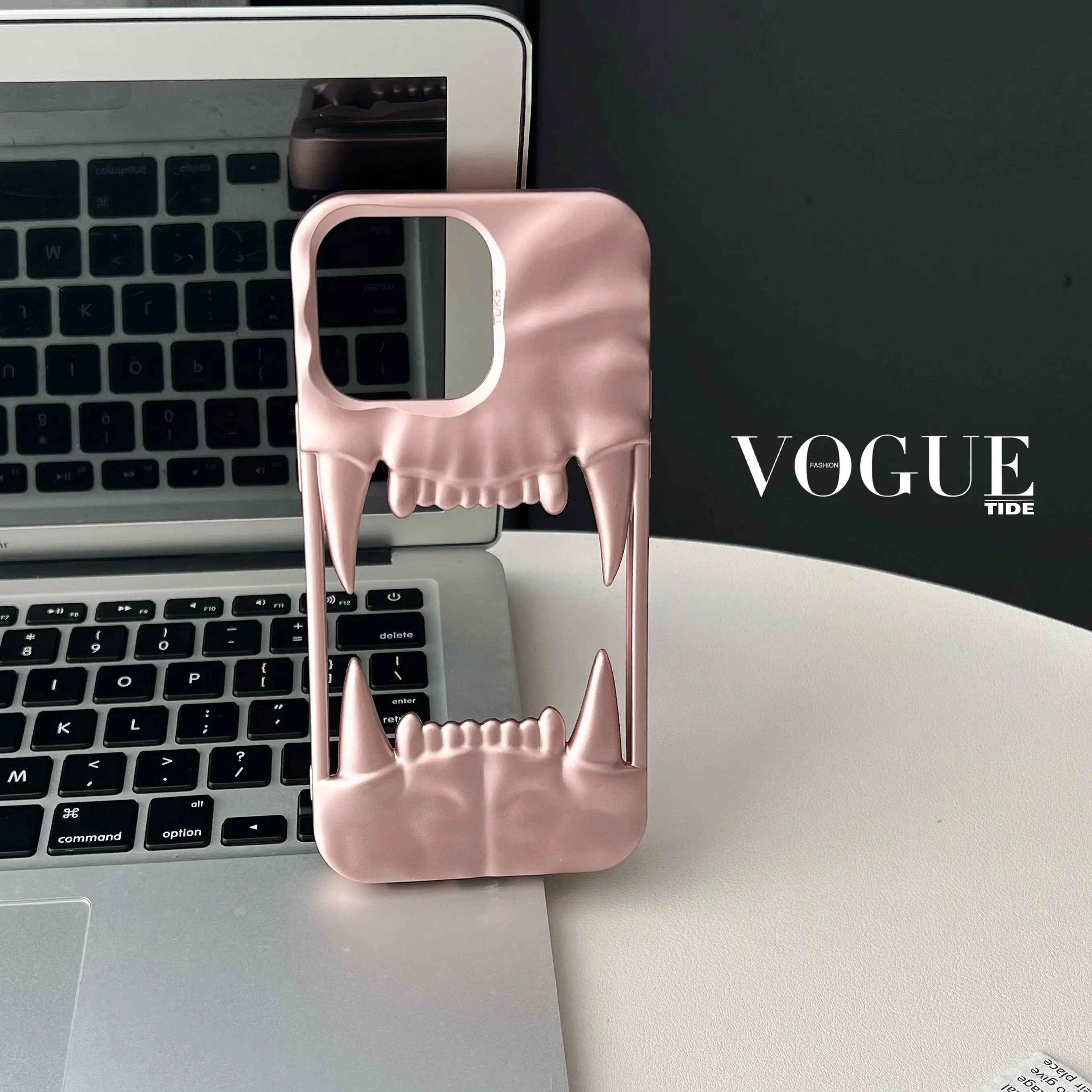 ثلاثية الأبعاد مطوي الجوف النمر الأسنان ماتي الحال بالنسبة آيفون 16 15 14 زائد 13 12 11 برو ماكس تبديد الحرارة غطاء للحماية للصدمات