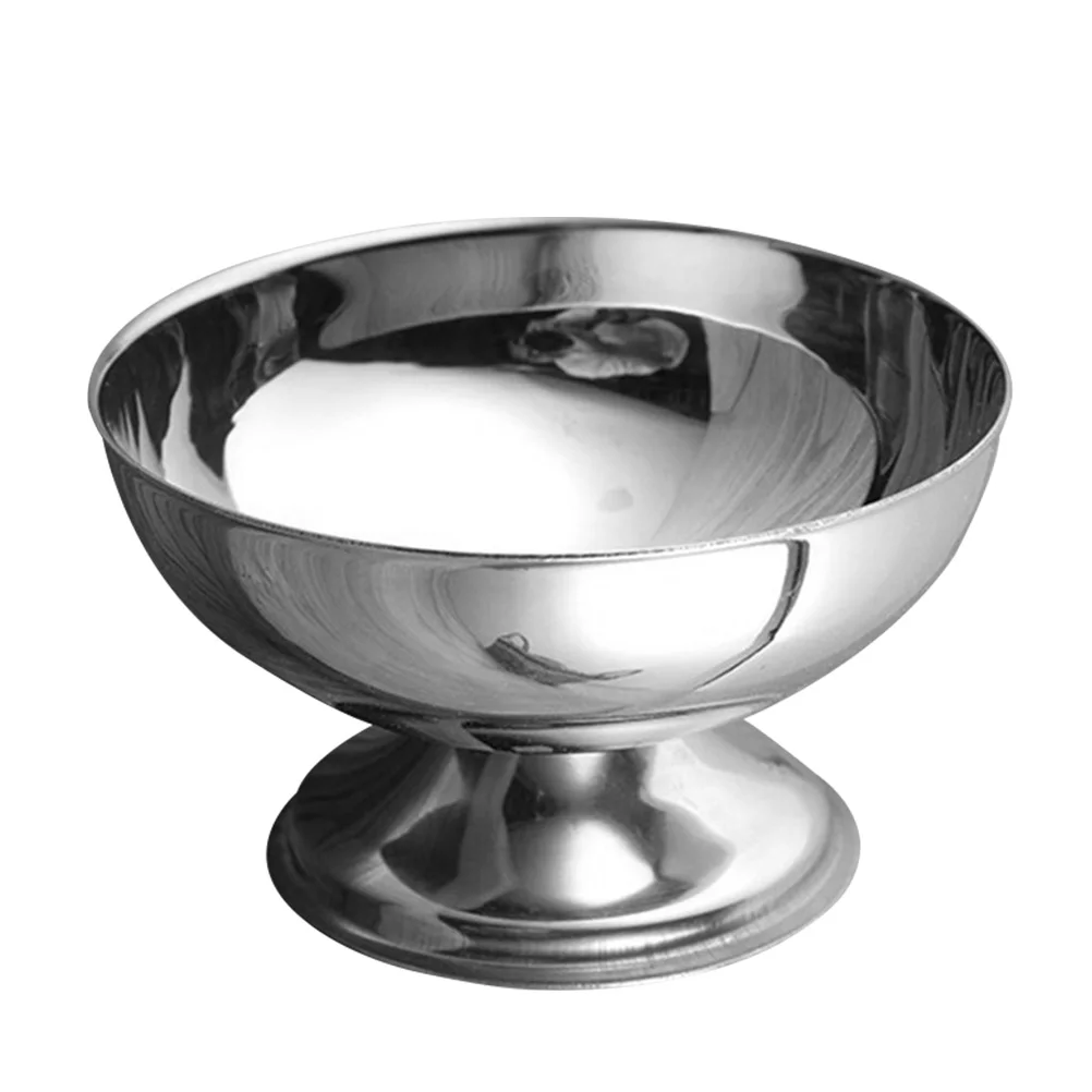 

Ice Cream Bowl Stainless Steel Dessert Cups Salad Cup Candy Bowls Serving Kitchen Barware Fruit Bowls Reusable