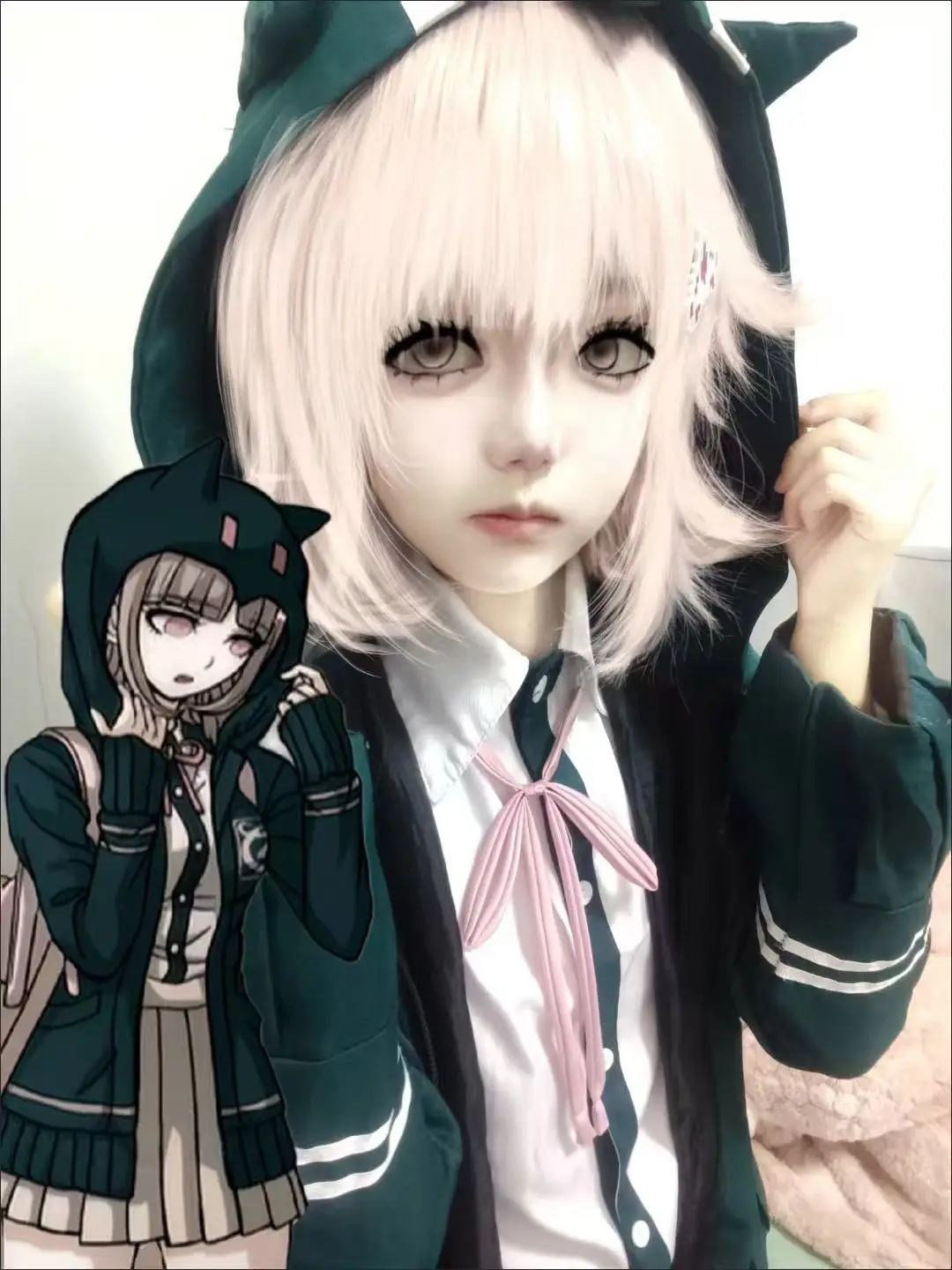 

Anime Inspired School Student Uniform Set - Danganronpa Chiaki Nanami Jacket (Cosplay Outfit)