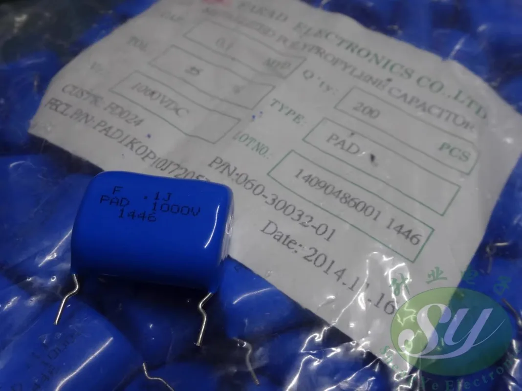 10PCS FARAD PAD 0.1uf/1000v 100nf u1 104 Brand New 22mm Film Capacitor