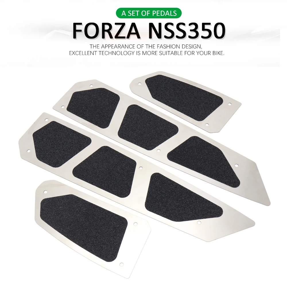 

For Honda FORZA NSS 350 300 Motorcycle Accessories Footrest Foot Pads Pedal Plate Pedals 2018 2019 2020 2021 2022