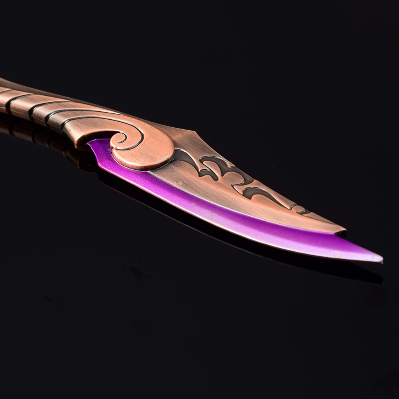 18cm7.08in Valorant เกม Blade Of Fire อาวุธรุ่น SAMURAI ดาบหนังเครื่องประดับของขวัญของเล่นสําหรับชาย