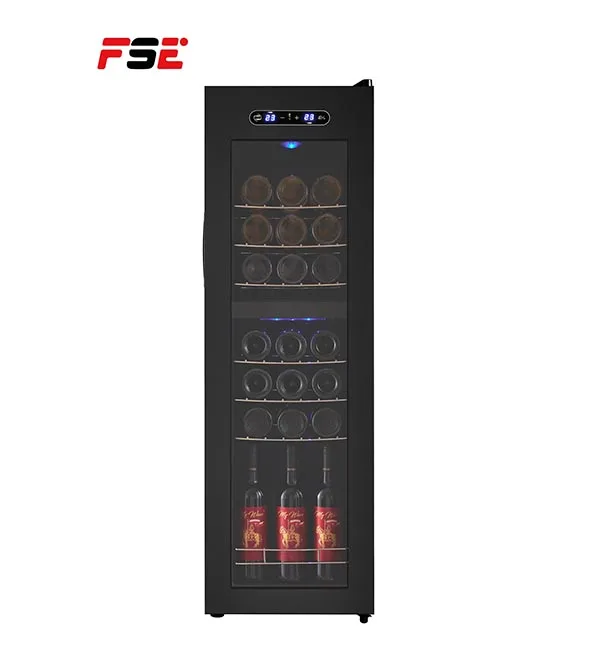 Wine Cooler Dual Zone 80L Wine and Beverage Cooler Wine and Beer Fridge