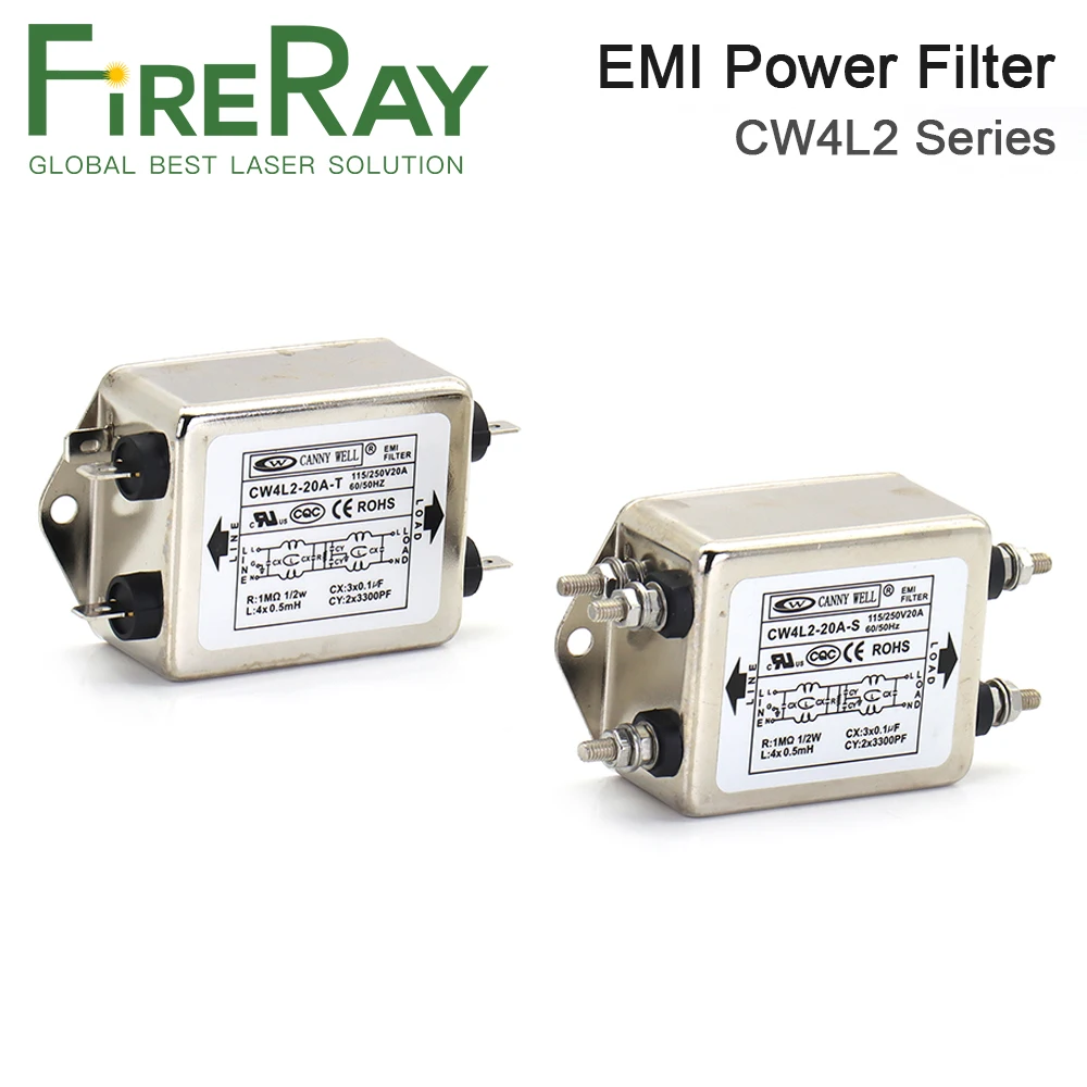 CANNY bene CW4L2-20A-T filtro da potere di EMI filtro monofase a doppia sezione CW4L2-10A -T CW4L2-6A -T