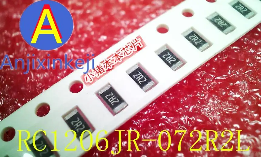 20pcs 100% orginal new RC1206JR-072R2L 1206 volume 2R2 resistance SMD