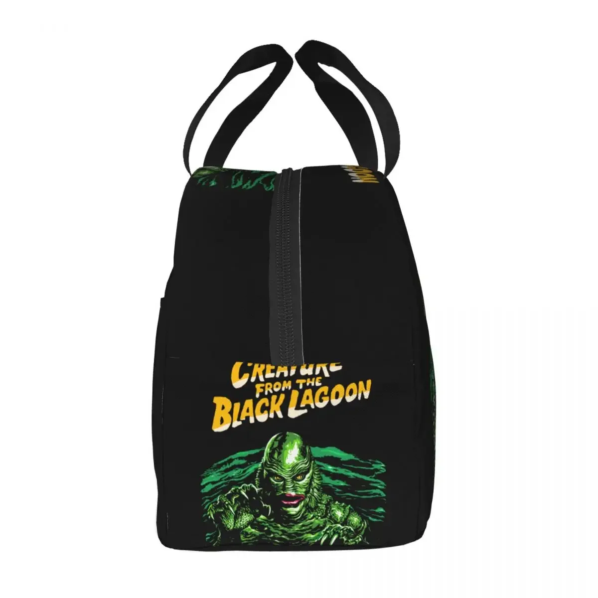 From The Black Lagoon Insulated Lunch Bag for Women Halloween Horror Movie Resuable Cooler Thermal Food Lunch Box Tote