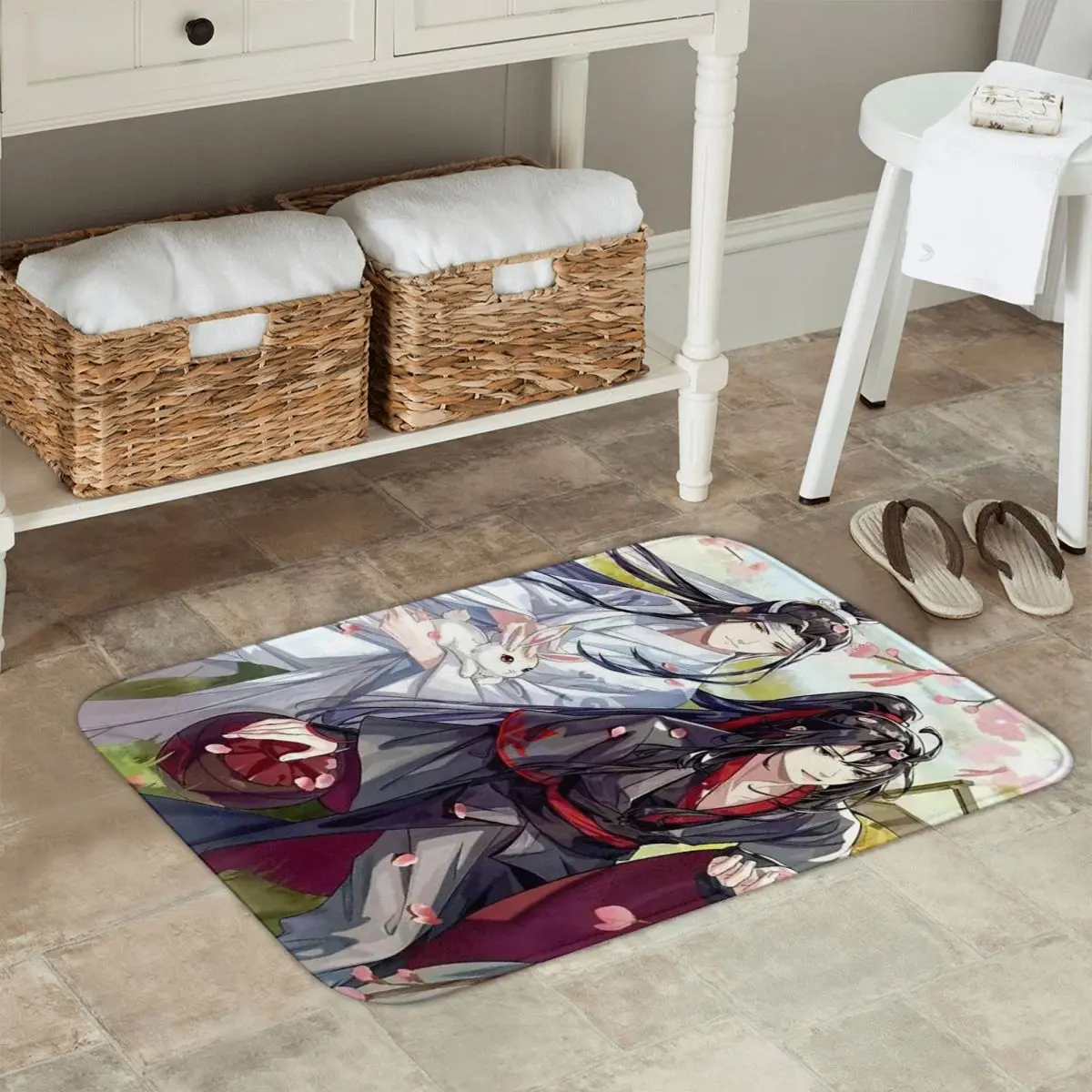 Anime Grandmaster Mo Dao Zu Shi Doormat Kitchen Entrance Home Floor Mat Anti-slip Carpet Rug for Bathroom Footpad Mats