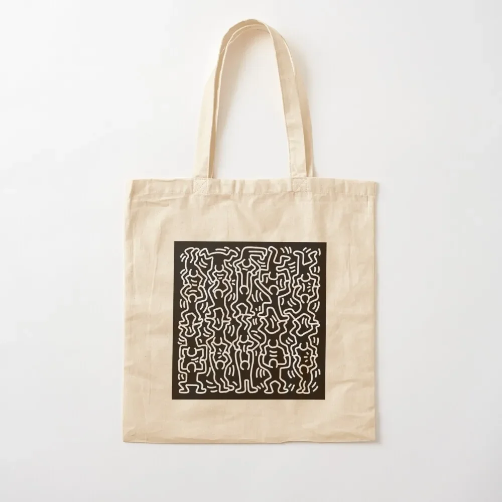 

Black Haring Tote Bag Reusable bags Lady bags Big bag tote bag men's