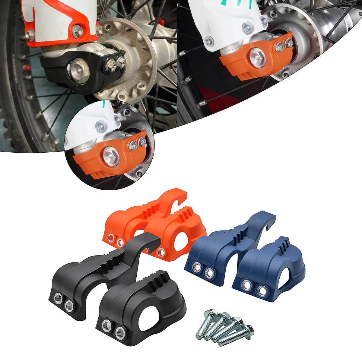 Fork Bottom Shoe Guard Cover Protector For KTM 125-500 XC XCF XCW SX SXF EXC EXCF TPi 6D 125-450 For Husqvarna FC FE FX TC TE TX
