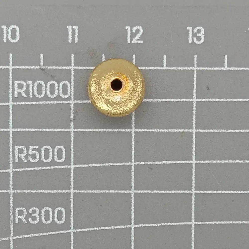 30 Pcs Gold Color Disc Bead Brass Beads For DIY Handmade Jewelry Accessories