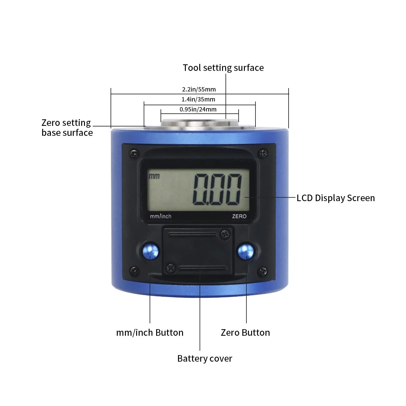Z Axis Tool Setter Adjustable Range CNC Tool Setter,Magnetic Gauge Setter for CNC Lathe Milling Machine