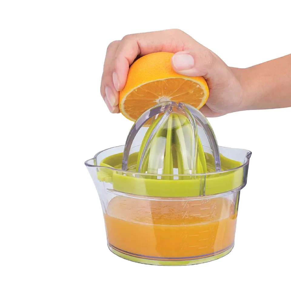 

New 4 in 1 Kitchen Gadget Manual Juicer Citrus Lemon Squeezer Multi-function Fruit Squeezer With Measuring Cup