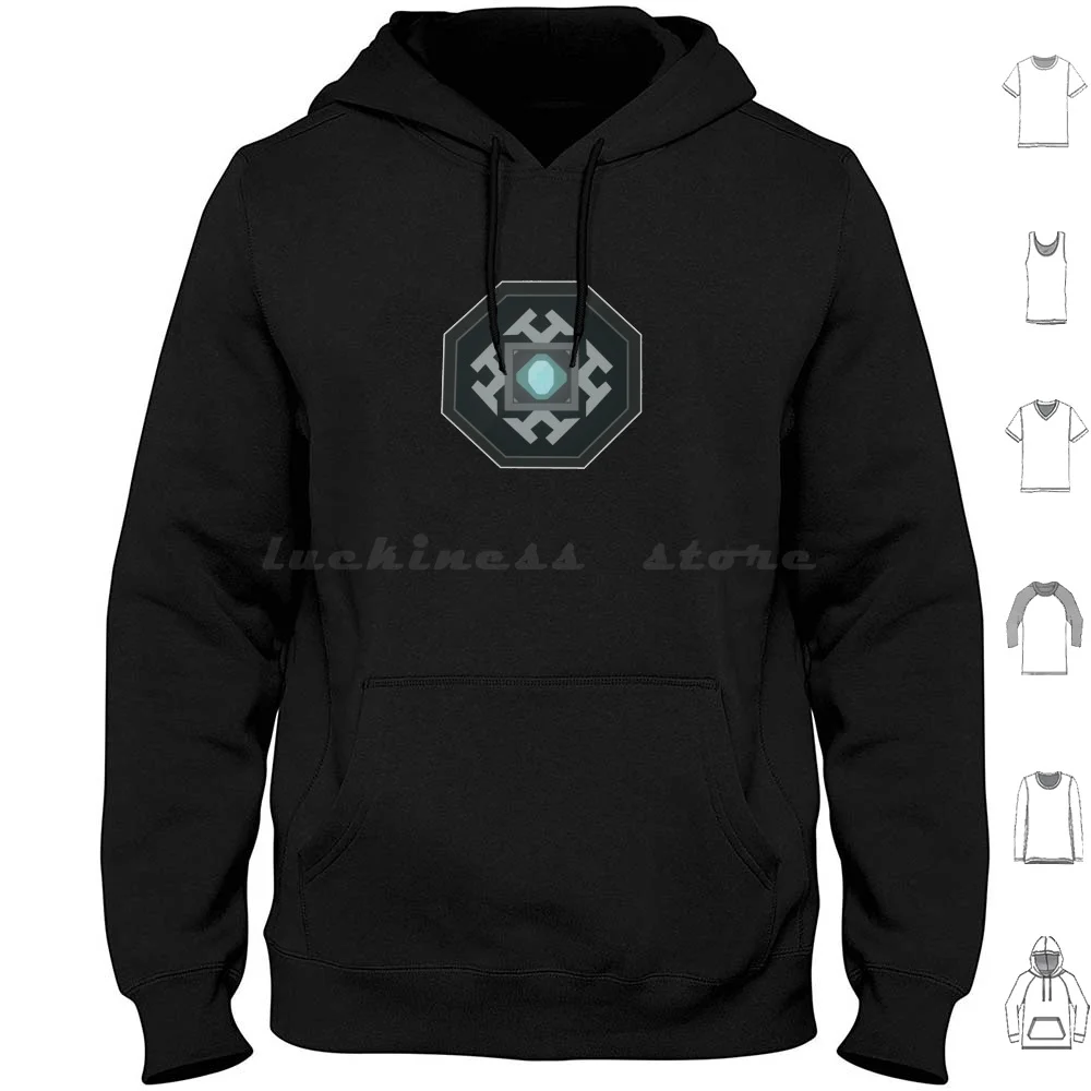 Erebor Symbol Hoodie cotton Long Sleeve Erebor Tolkien Arkenstone Dwarf Erebor Symbol Thorin Silmarillion Gimli Lonely