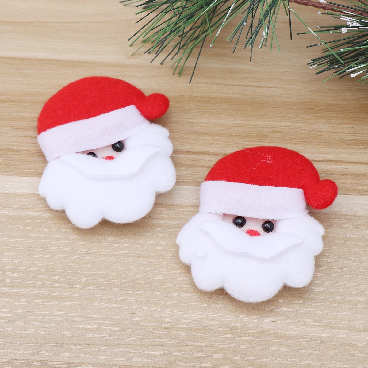 

10 Pcs Clothes Santa Headband Claus Decoration Christmas DIY Xmas Hair Accessories