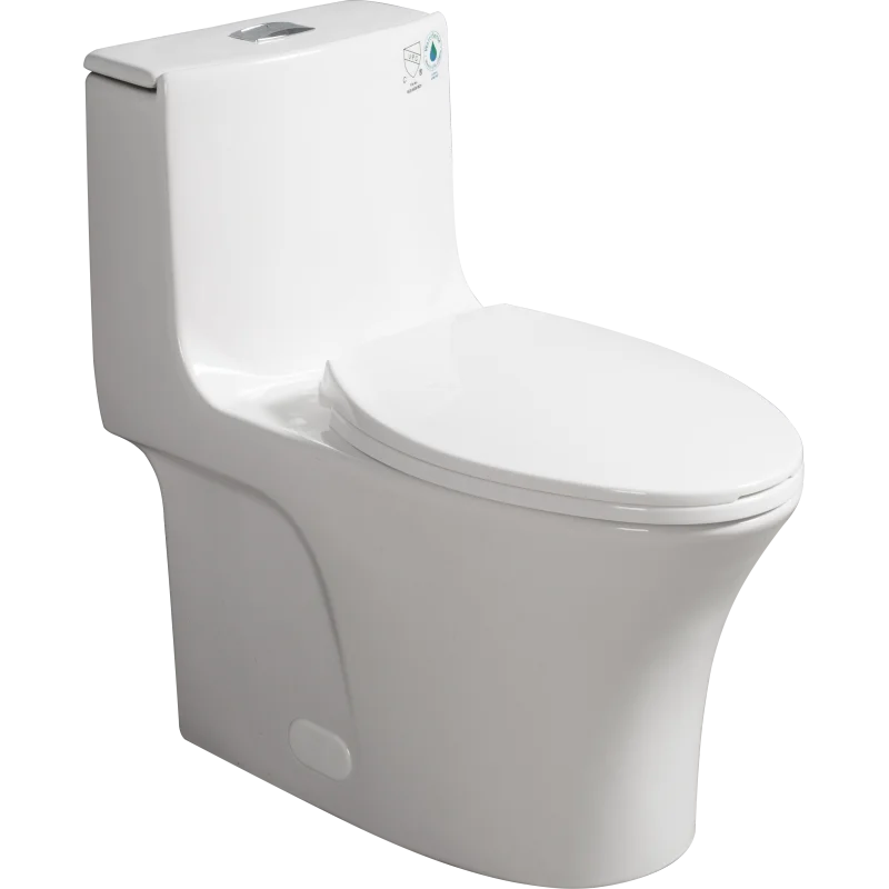 

Alixeperss Store One-Piece Toilet, 1.1/1.60 GPF Water-Efficient Dual-Flush Elongated Comfort Height Floor Mounted, ADA Compliant