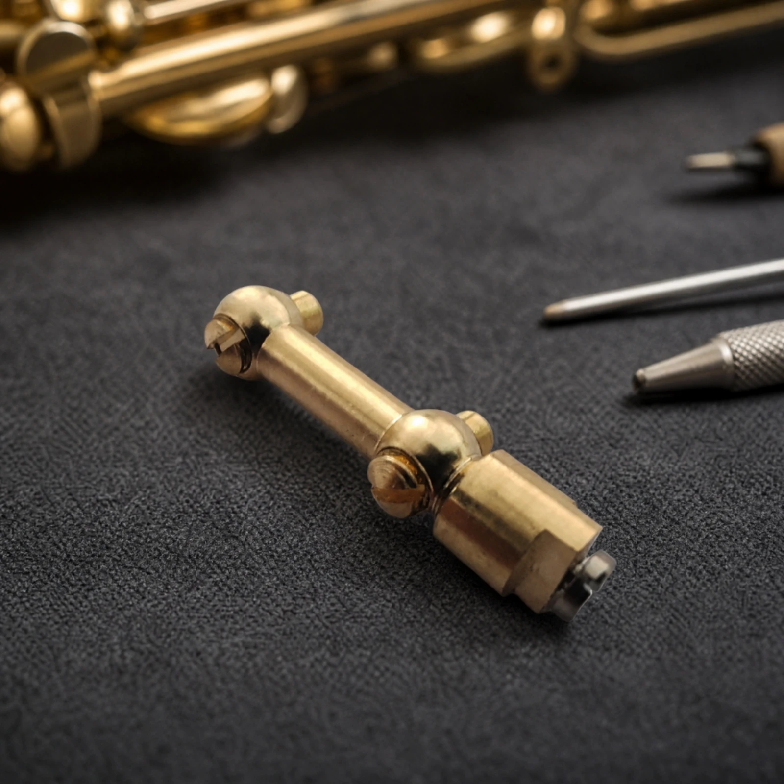 Brass Saxophone Adjustment Rod Threaded Sax Key Guard Screw Instrument Parts Long-Lasting